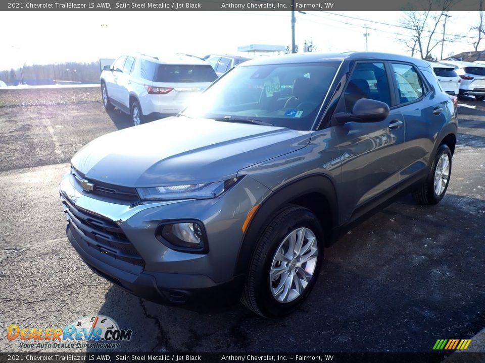 2021 Chevrolet Trailblazer LS AWD Satin Steel Metallic / Jet Black Photo #7