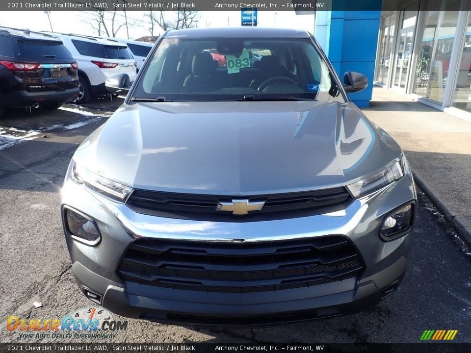 2021 Chevrolet Trailblazer LS AWD Satin Steel Metallic / Jet Black Photo #8