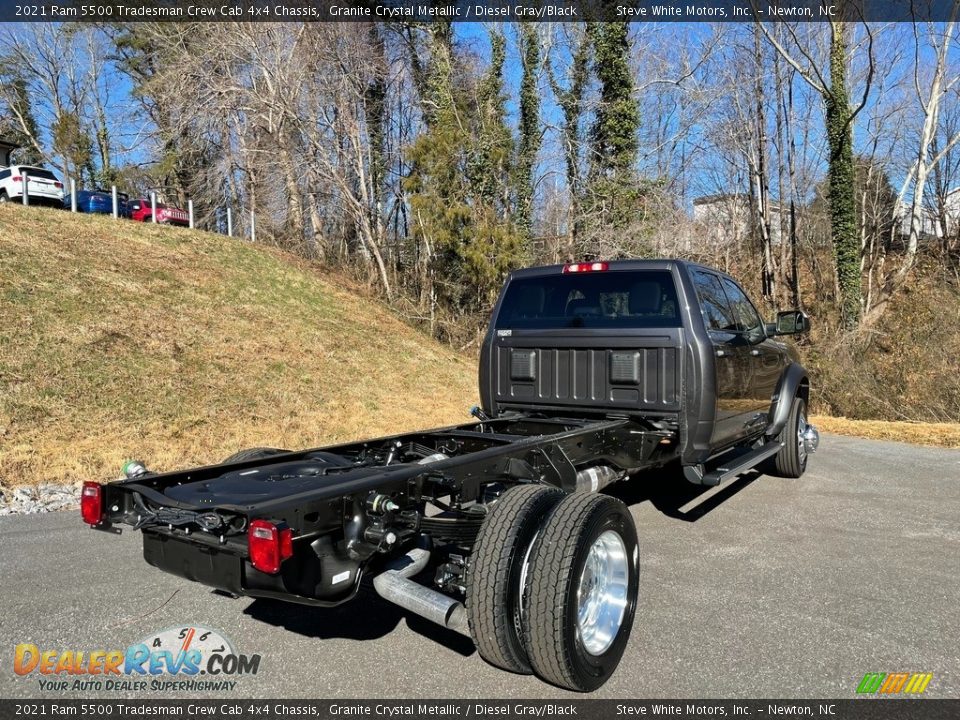 2021 Ram 5500 Tradesman Crew Cab 4x4 Chassis Granite Crystal Metallic / Diesel Gray/Black Photo #6