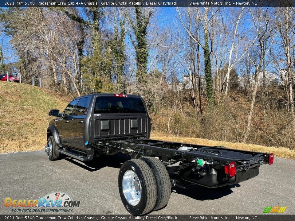 2021 Ram 5500 Tradesman Crew Cab 4x4 Chassis Granite Crystal Metallic / Diesel Gray/Black Photo #8