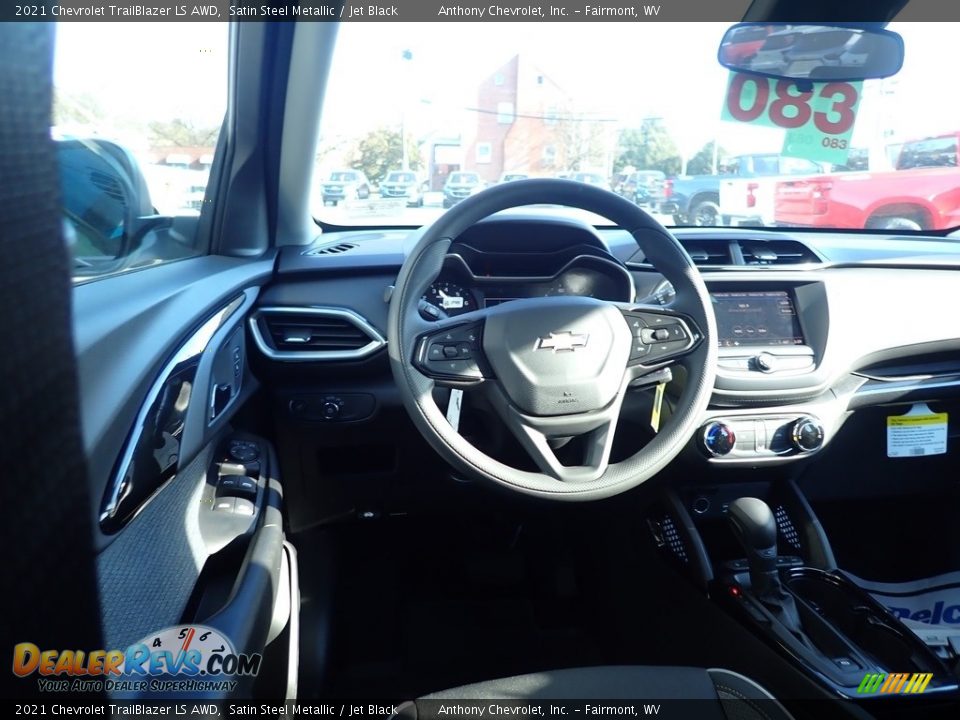 2021 Chevrolet TrailBlazer LS AWD Satin Steel Metallic / Jet Black Photo #12