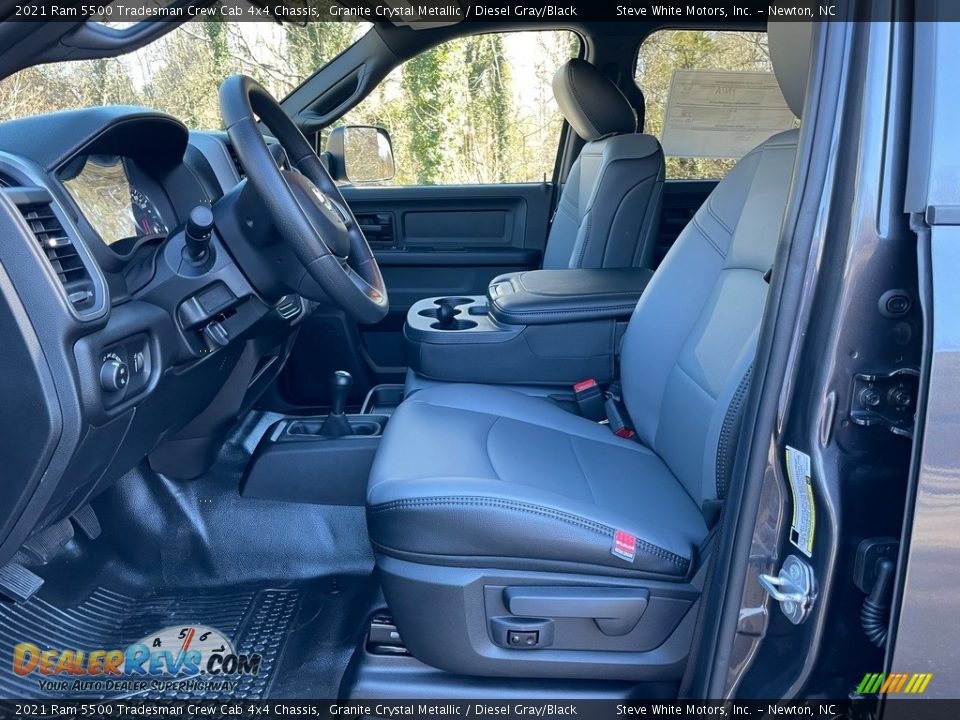 Front Seat of 2021 Ram 5500 Tradesman Crew Cab 4x4 Chassis Photo #10