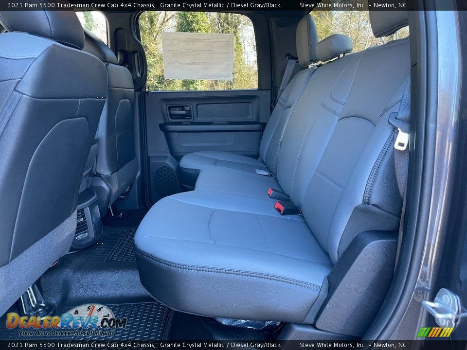 Rear Seat of 2021 Ram 5500 Tradesman Crew Cab 4x4 Chassis Photo #12