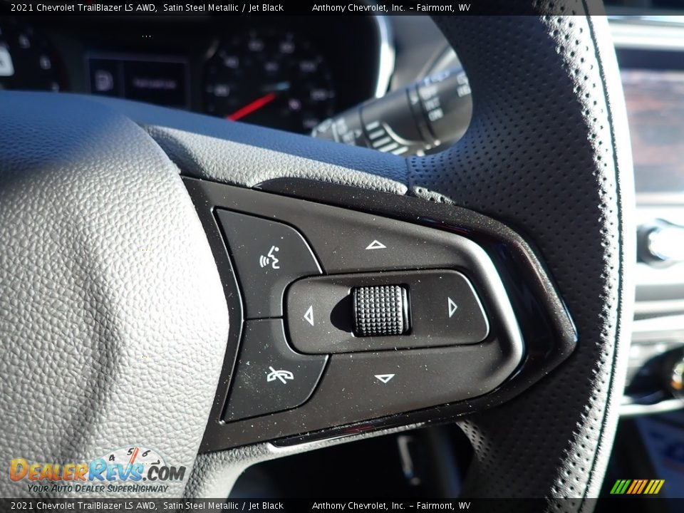 2021 Chevrolet TrailBlazer LS AWD Satin Steel Metallic / Jet Black Photo #18