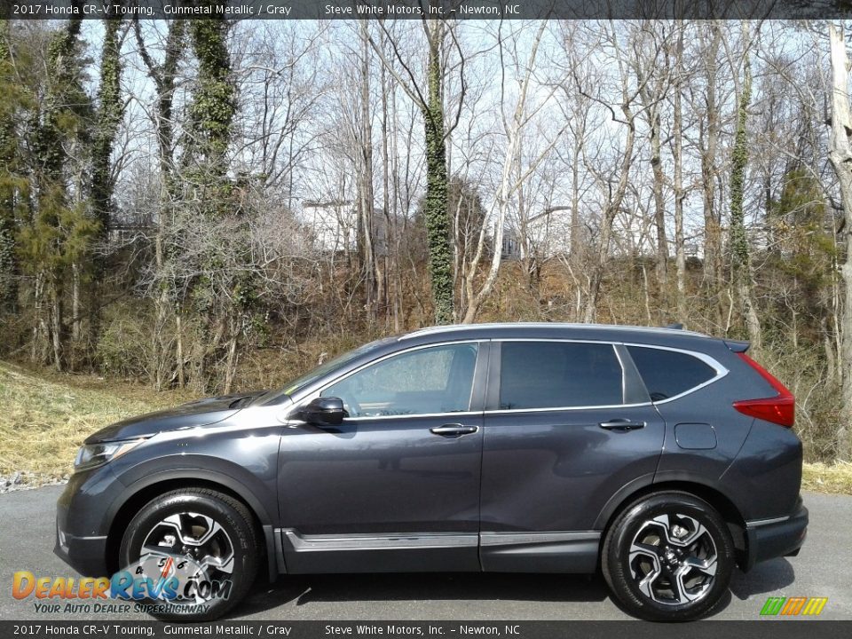 2017 Honda CR-V Touring Gunmetal Metallic / Gray Photo #1