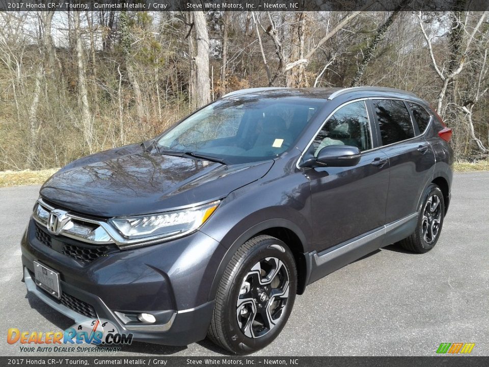 2017 Honda CR-V Touring Gunmetal Metallic / Gray Photo #3