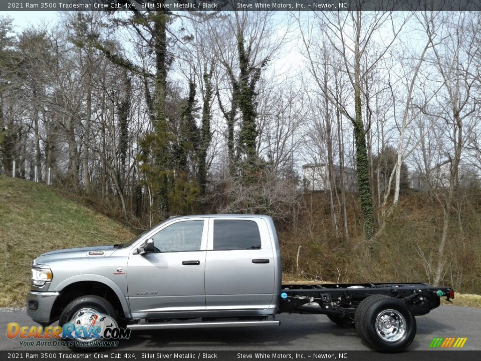 2021 Ram 3500 Tradesman Crew Cab 4x4 Billet Silver Metallic / Black Photo #2