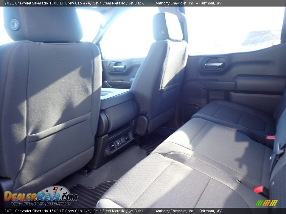 2021 Chevrolet Silverado 1500 LT Crew Cab 4x4 Satin Steel Metallic / Jet Black Photo #11