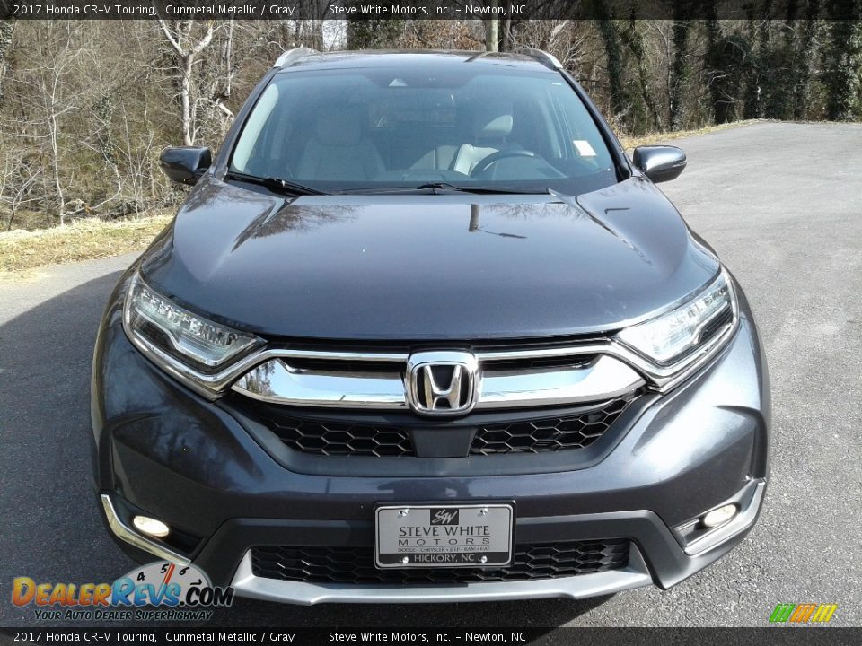 2017 Honda CR-V Touring Gunmetal Metallic / Gray Photo #4