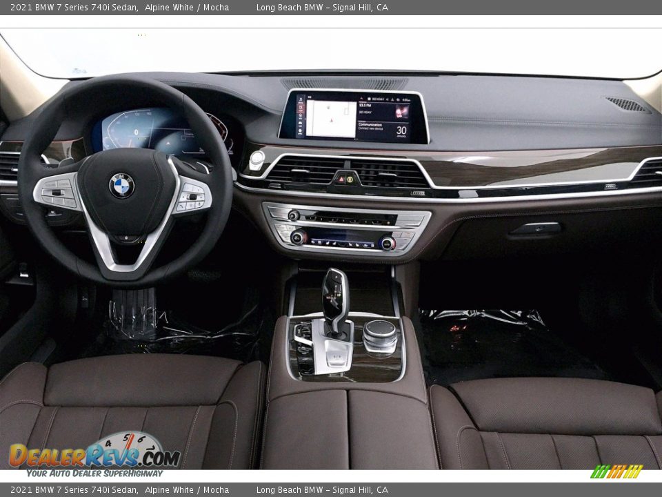 Dashboard of 2021 BMW 7 Series 740i Sedan Photo #15