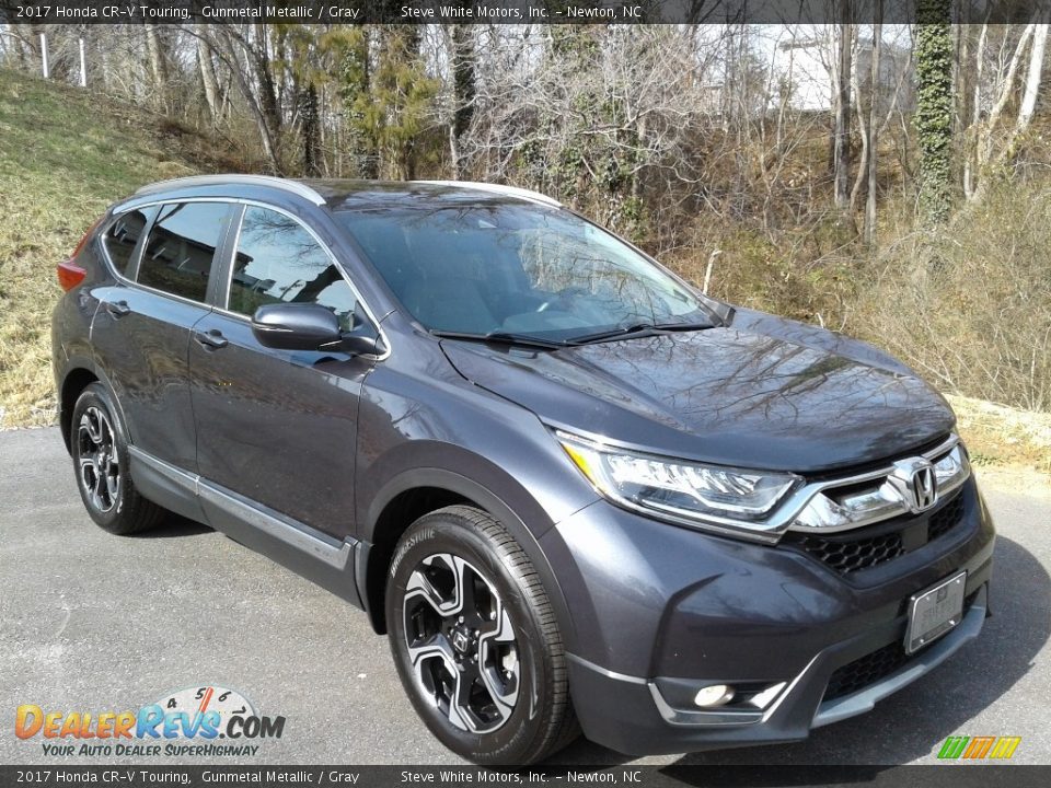 2017 Honda CR-V Touring Gunmetal Metallic / Gray Photo #5