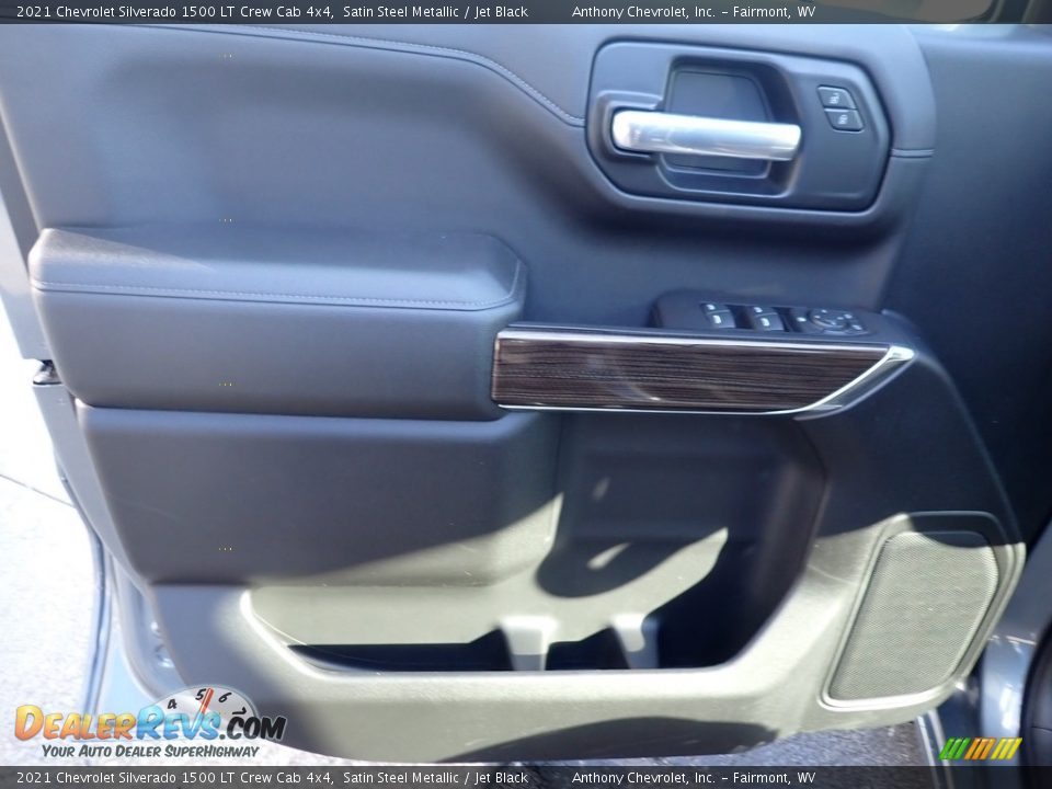 2021 Chevrolet Silverado 1500 LT Crew Cab 4x4 Satin Steel Metallic / Jet Black Photo #13