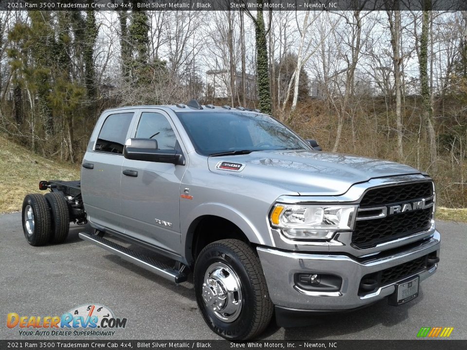 2021 Ram 3500 Tradesman Crew Cab 4x4 Billet Silver Metallic / Black Photo #5