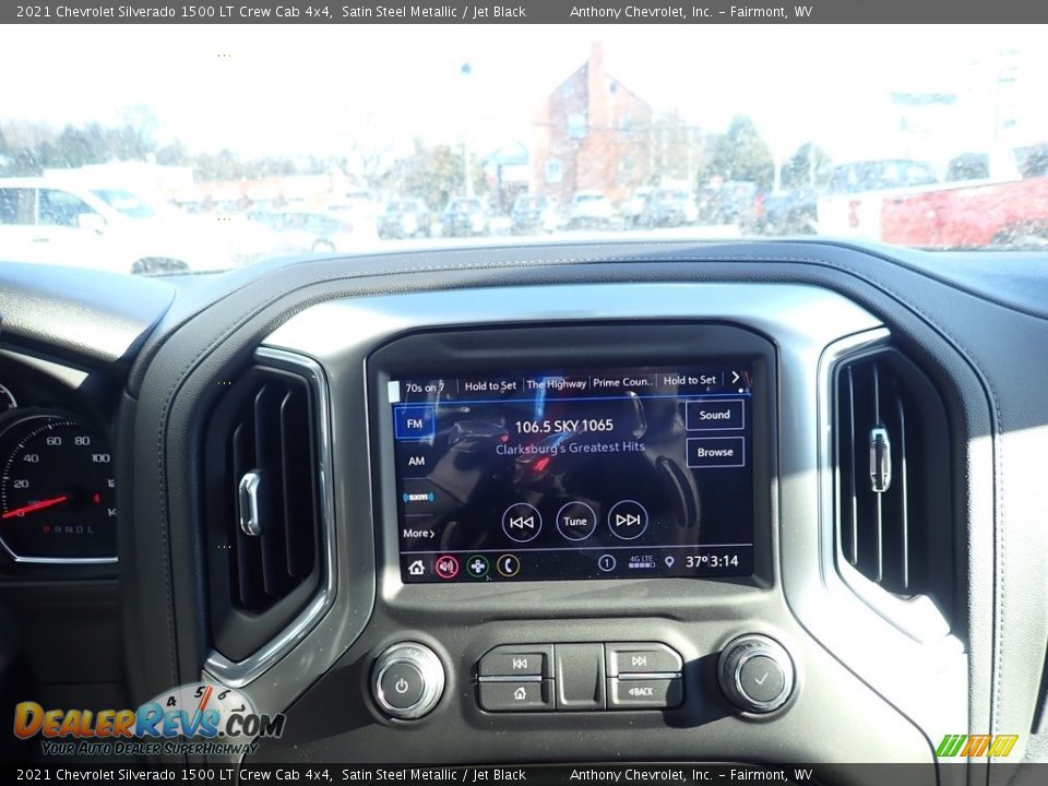 2021 Chevrolet Silverado 1500 LT Crew Cab 4x4 Satin Steel Metallic / Jet Black Photo #15