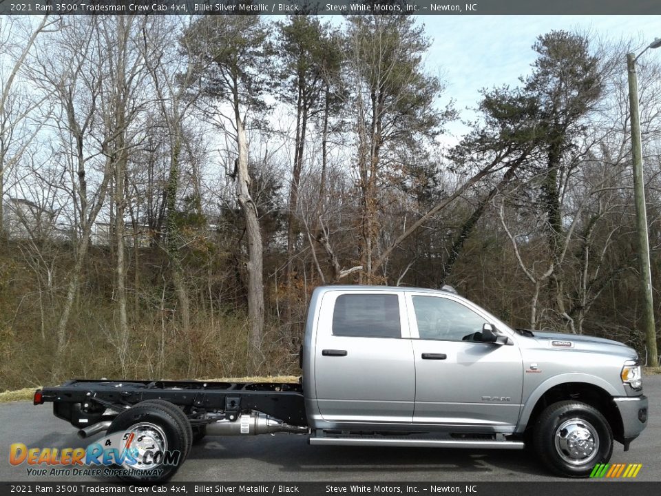 2021 Ram 3500 Tradesman Crew Cab 4x4 Billet Silver Metallic / Black Photo #6