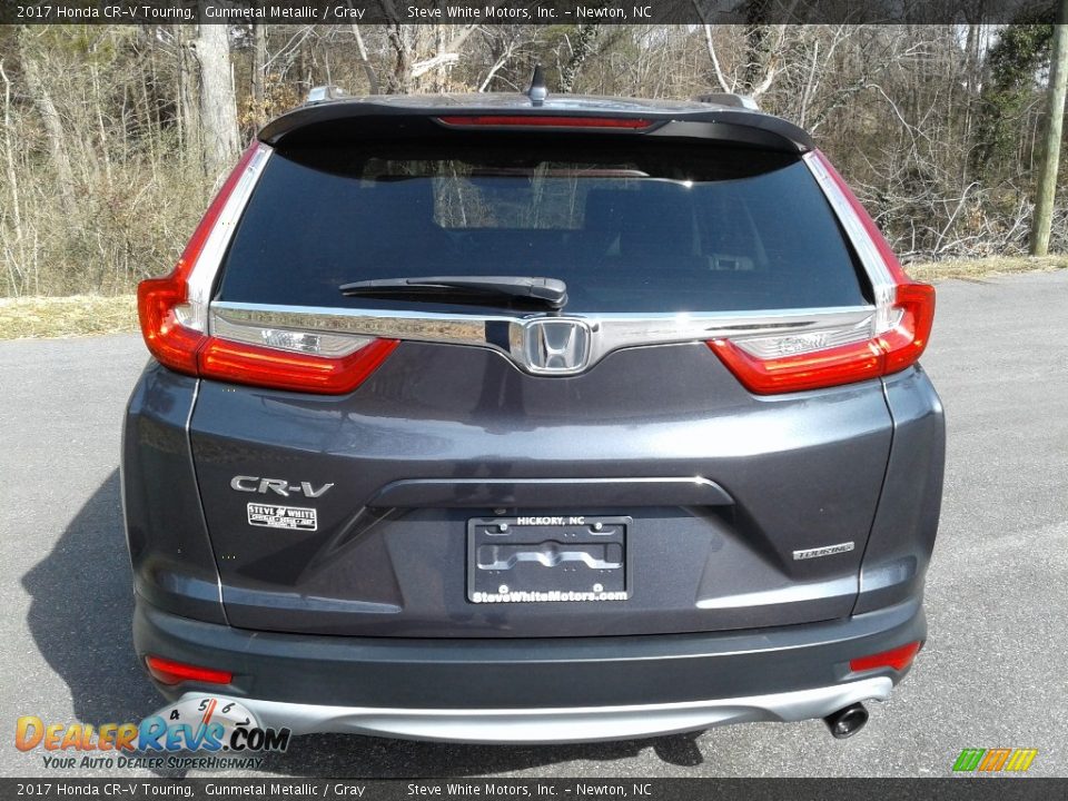 2017 Honda CR-V Touring Gunmetal Metallic / Gray Photo #8