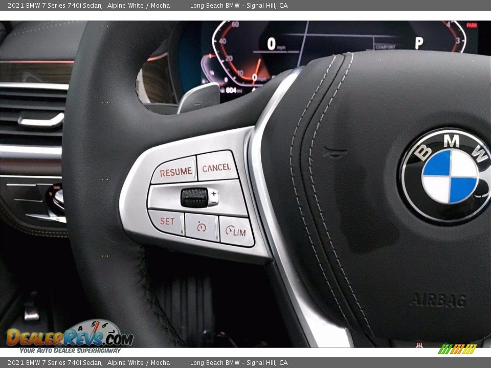 2021 BMW 7 Series 740i Sedan Steering Wheel Photo #18