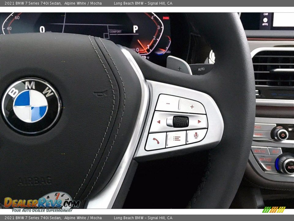 2021 BMW 7 Series 740i Sedan Steering Wheel Photo #19