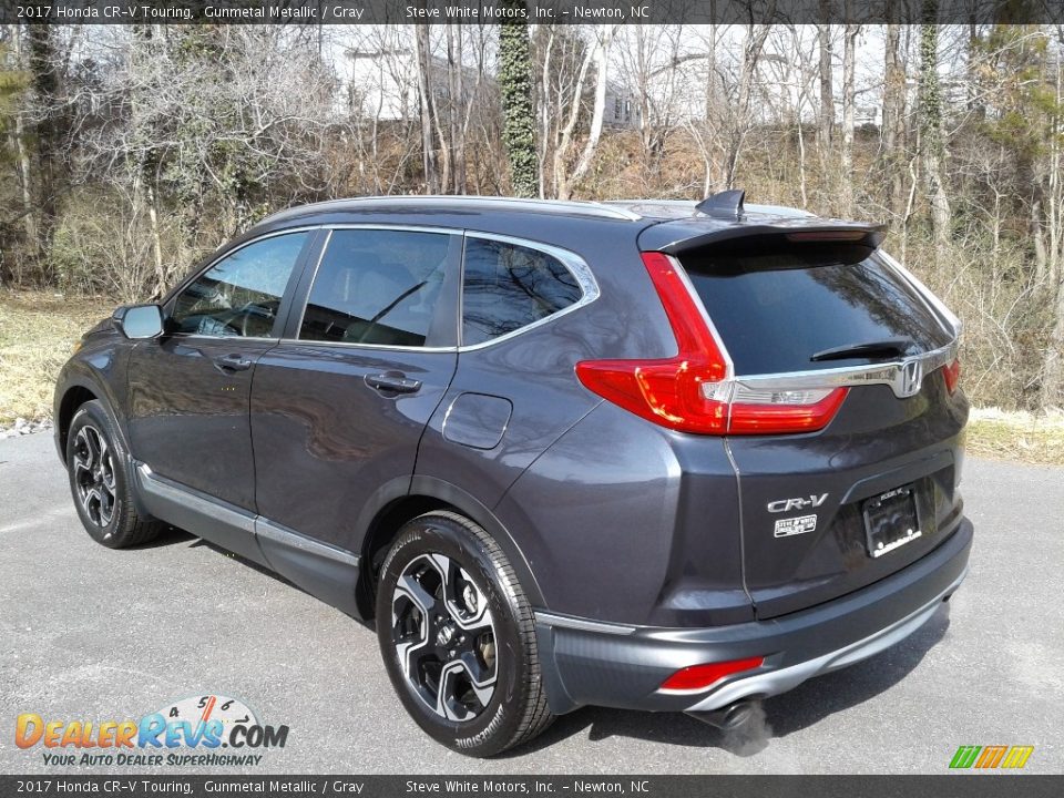 2017 Honda CR-V Touring Gunmetal Metallic / Gray Photo #9