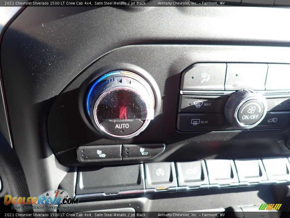 2021 Chevrolet Silverado 1500 LT Crew Cab 4x4 Satin Steel Metallic / Jet Black Photo #20