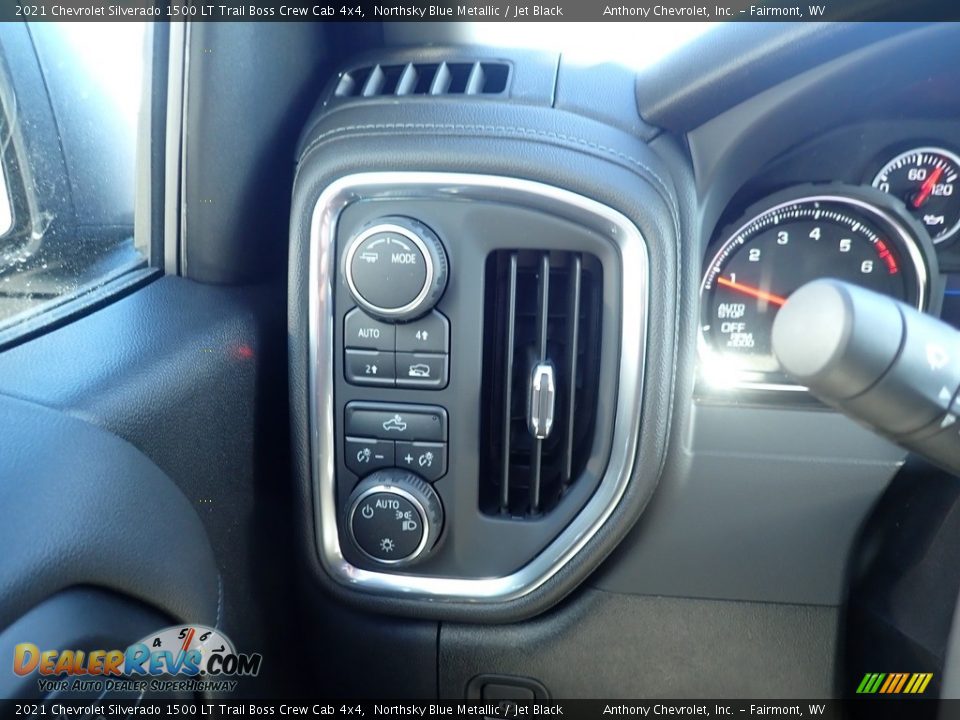 2021 Chevrolet Silverado 1500 LT Trail Boss Crew Cab 4x4 Northsky Blue Metallic / Jet Black Photo #13