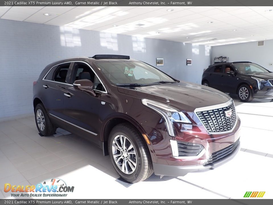 2021 Cadillac XT5 Premium Luxury AWD Garnet Metallic / Jet Black Photo #1