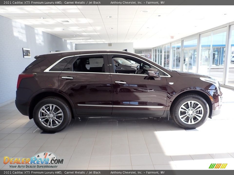 Garnet Metallic 2021 Cadillac XT5 Premium Luxury AWD Photo #3