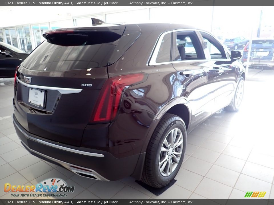 2021 Cadillac XT5 Premium Luxury AWD Garnet Metallic / Jet Black Photo #4