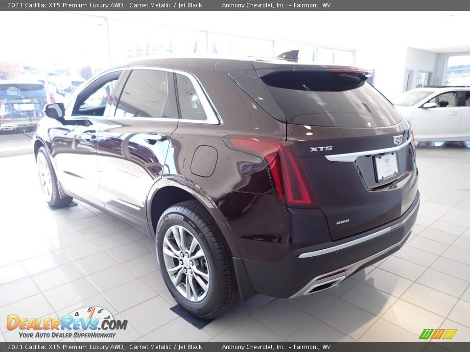 2021 Cadillac XT5 Premium Luxury AWD Garnet Metallic / Jet Black Photo #6