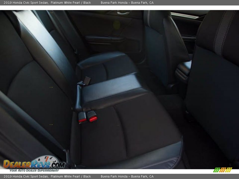 2019 Honda Civic Sport Sedan Platinum White Pearl / Black Photo #20