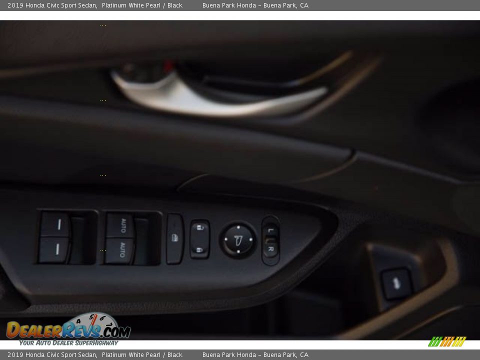 2019 Honda Civic Sport Sedan Platinum White Pearl / Black Photo #29