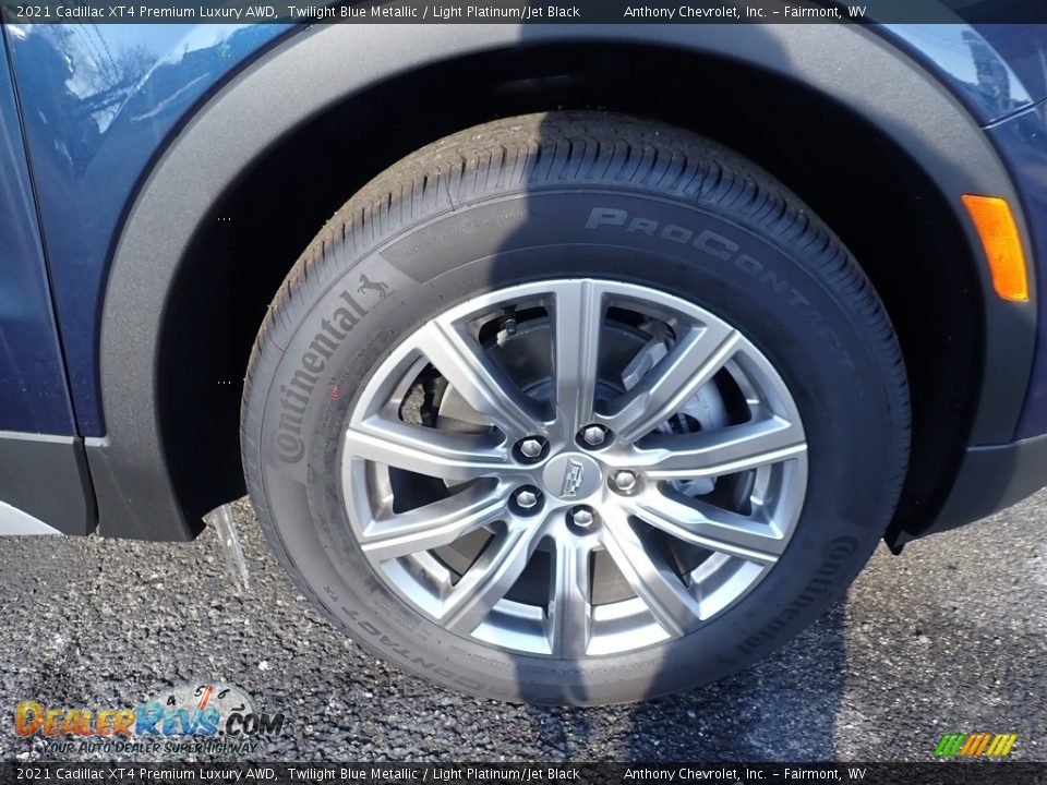2021 Cadillac XT4 Premium Luxury AWD Twilight Blue Metallic / Light Platinum/Jet Black Photo #3