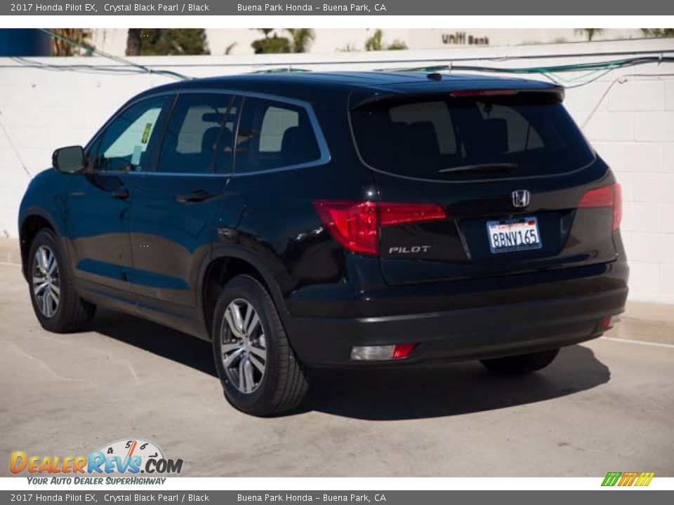 2017 Honda Pilot EX Crystal Black Pearl / Black Photo #2