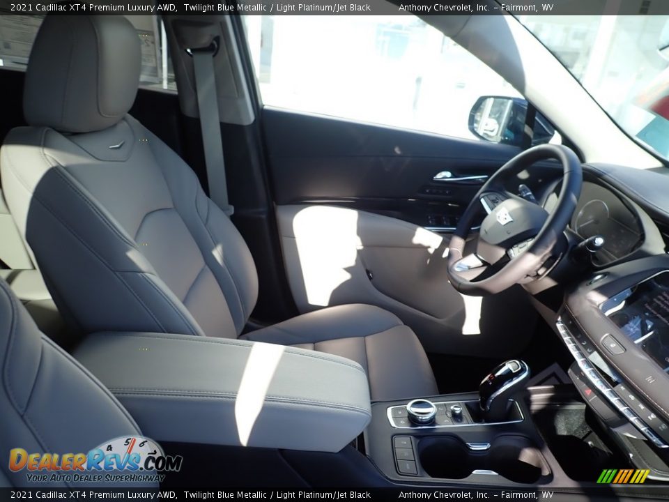 2021 Cadillac XT4 Premium Luxury AWD Twilight Blue Metallic / Light Platinum/Jet Black Photo #10