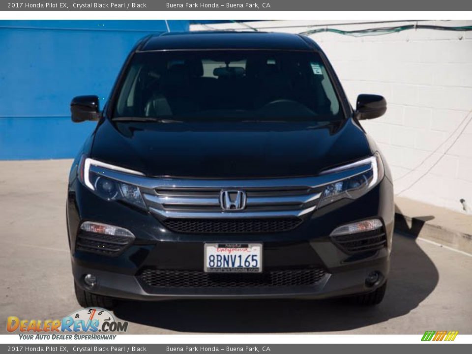 2017 Honda Pilot EX Crystal Black Pearl / Black Photo #7