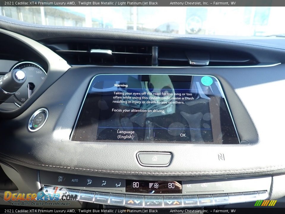 2021 Cadillac XT4 Premium Luxury AWD Twilight Blue Metallic / Light Platinum/Jet Black Photo #16
