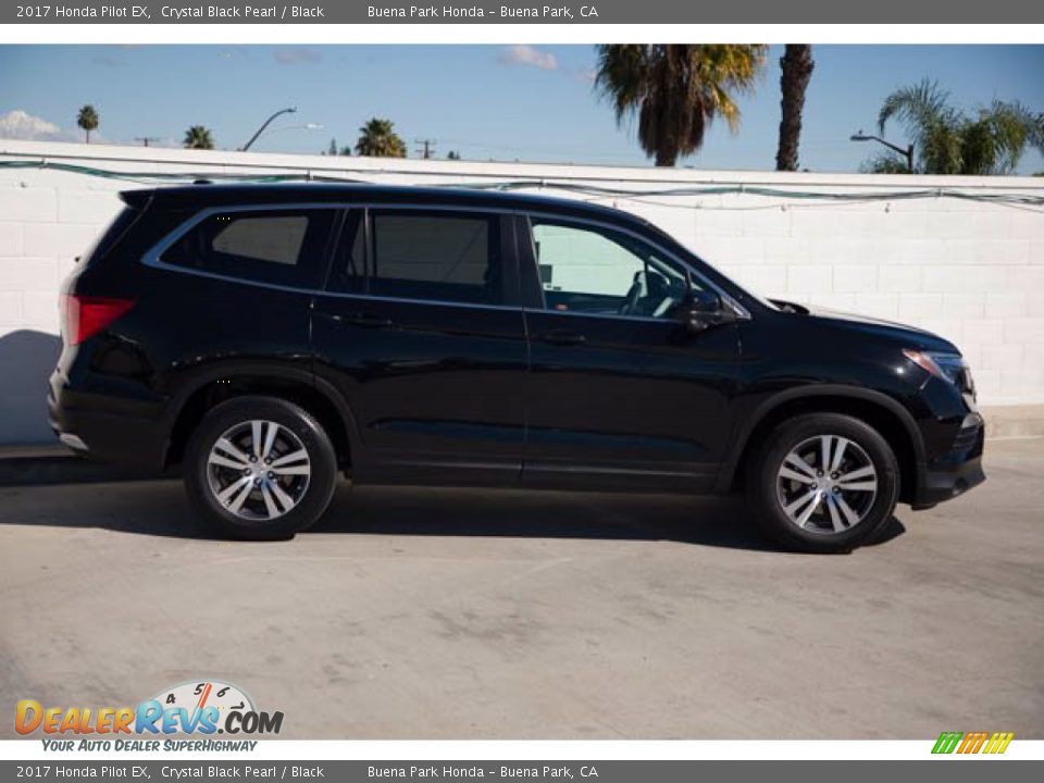 2017 Honda Pilot EX Crystal Black Pearl / Black Photo #12