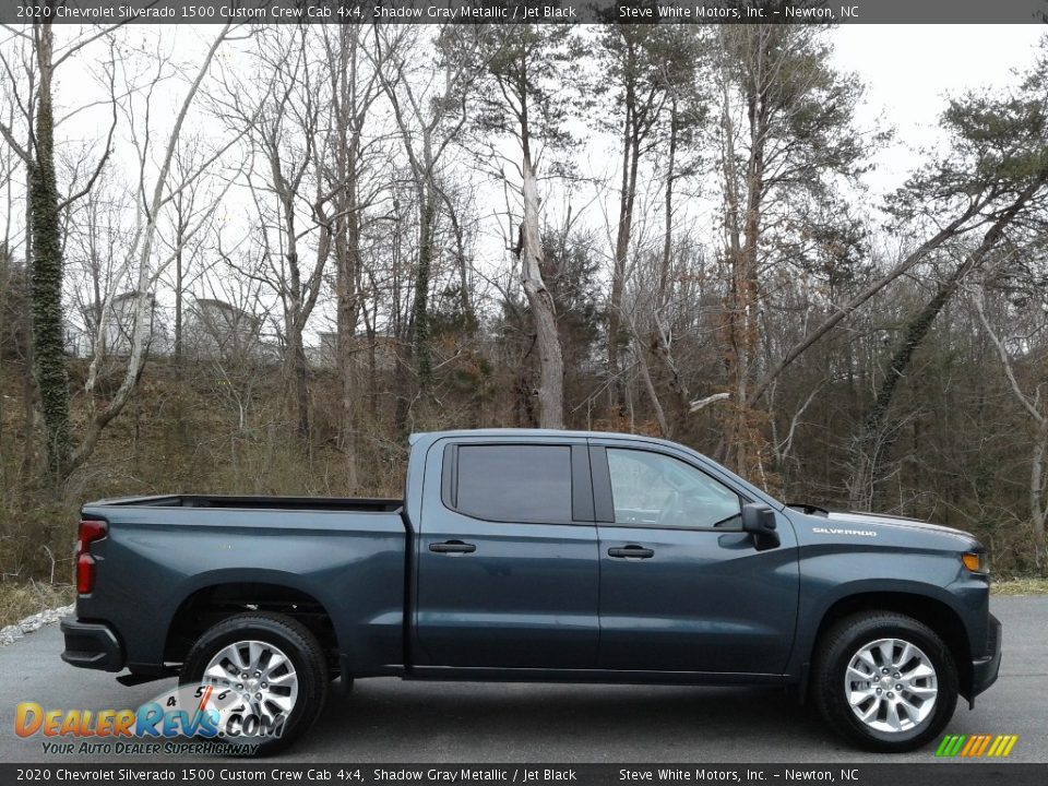 Shadow Gray Metallic 2020 Chevrolet Silverado 1500 Custom Crew Cab 4x4 Photo #9