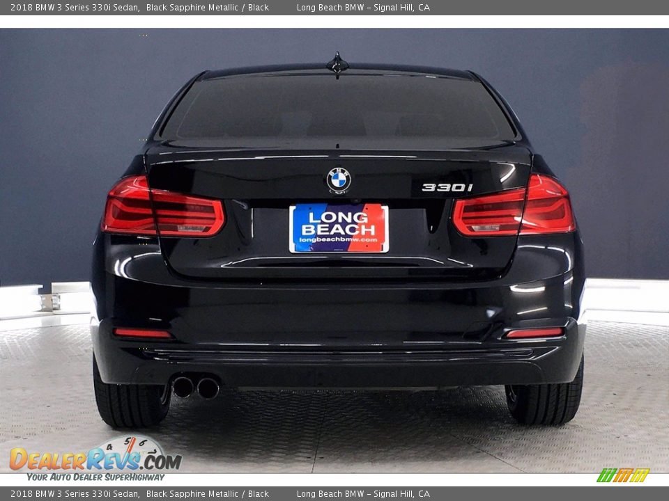2018 BMW 3 Series 330i Sedan Black Sapphire Metallic / Black Photo #3
