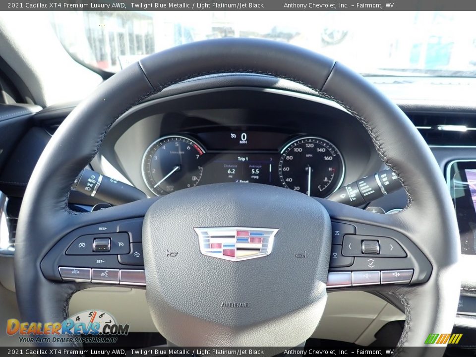 2021 Cadillac XT4 Premium Luxury AWD Twilight Blue Metallic / Light Platinum/Jet Black Photo #19