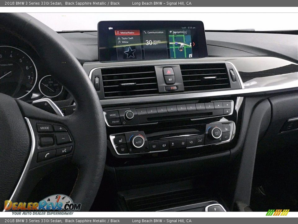 2018 BMW 3 Series 330i Sedan Black Sapphire Metallic / Black Photo #5