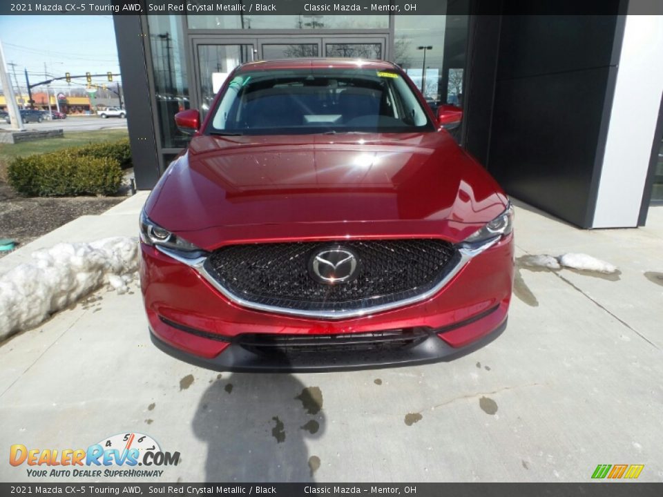 2021 Mazda CX-5 Touring AWD Soul Red Crystal Metallic / Black Photo #2