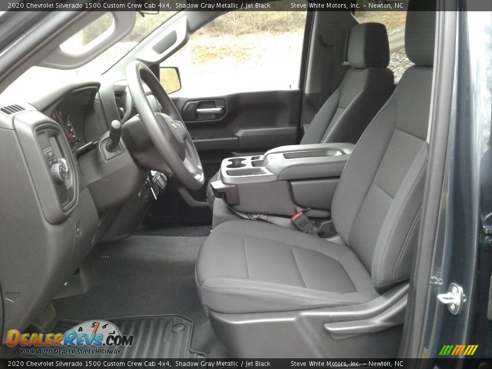Front Seat of 2020 Chevrolet Silverado 1500 Custom Crew Cab 4x4 Photo #12