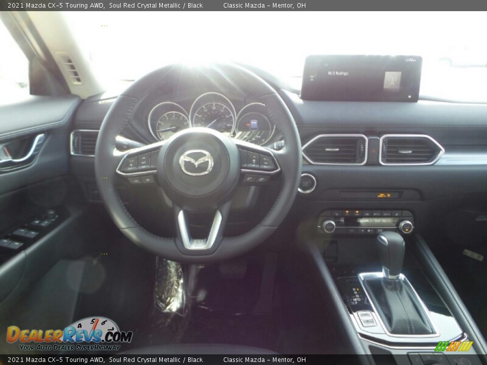 2021 Mazda CX-5 Touring AWD Soul Red Crystal Metallic / Black Photo #4