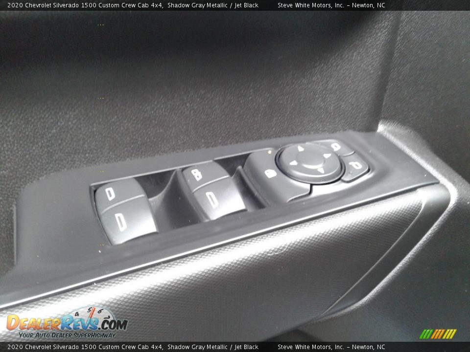 2020 Chevrolet Silverado 1500 Custom Crew Cab 4x4 Shadow Gray Metallic / Jet Black Photo #13