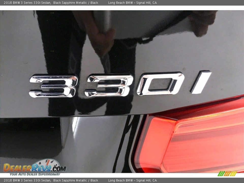 2018 BMW 3 Series 330i Sedan Black Sapphire Metallic / Black Photo #7
