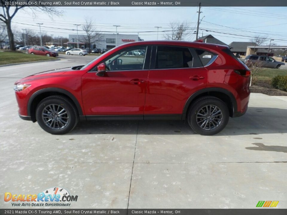 2021 Mazda CX-5 Touring AWD Soul Red Crystal Metallic / Black Photo #5