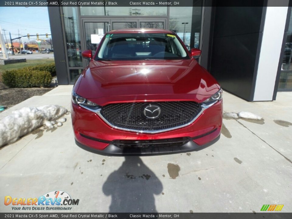2021 Mazda CX-5 Sport AWD Soul Red Crystal Metallic / Black Photo #2