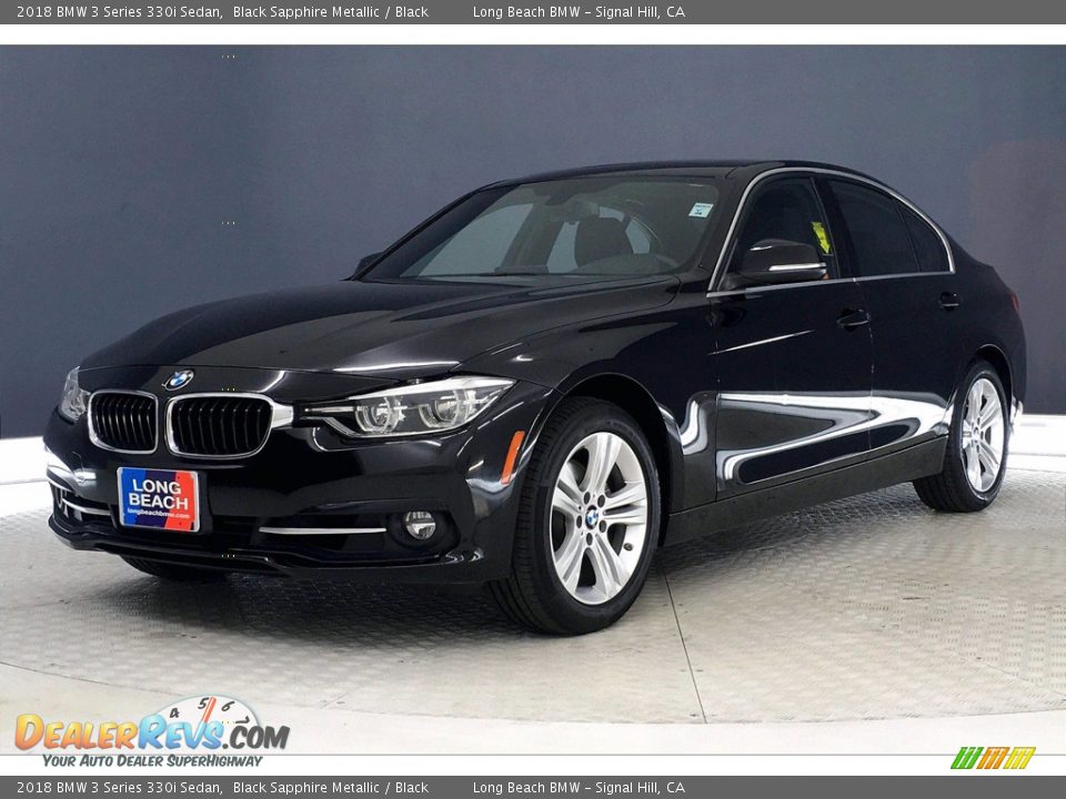 2018 BMW 3 Series 330i Sedan Black Sapphire Metallic / Black Photo #12