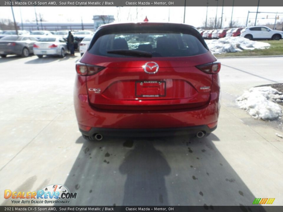 2021 Mazda CX-5 Sport AWD Soul Red Crystal Metallic / Black Photo #5